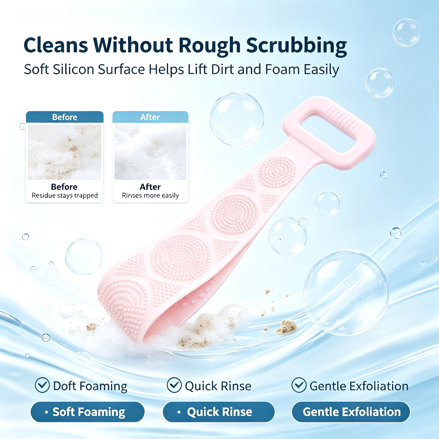 Silicon Body Scrubber Belt