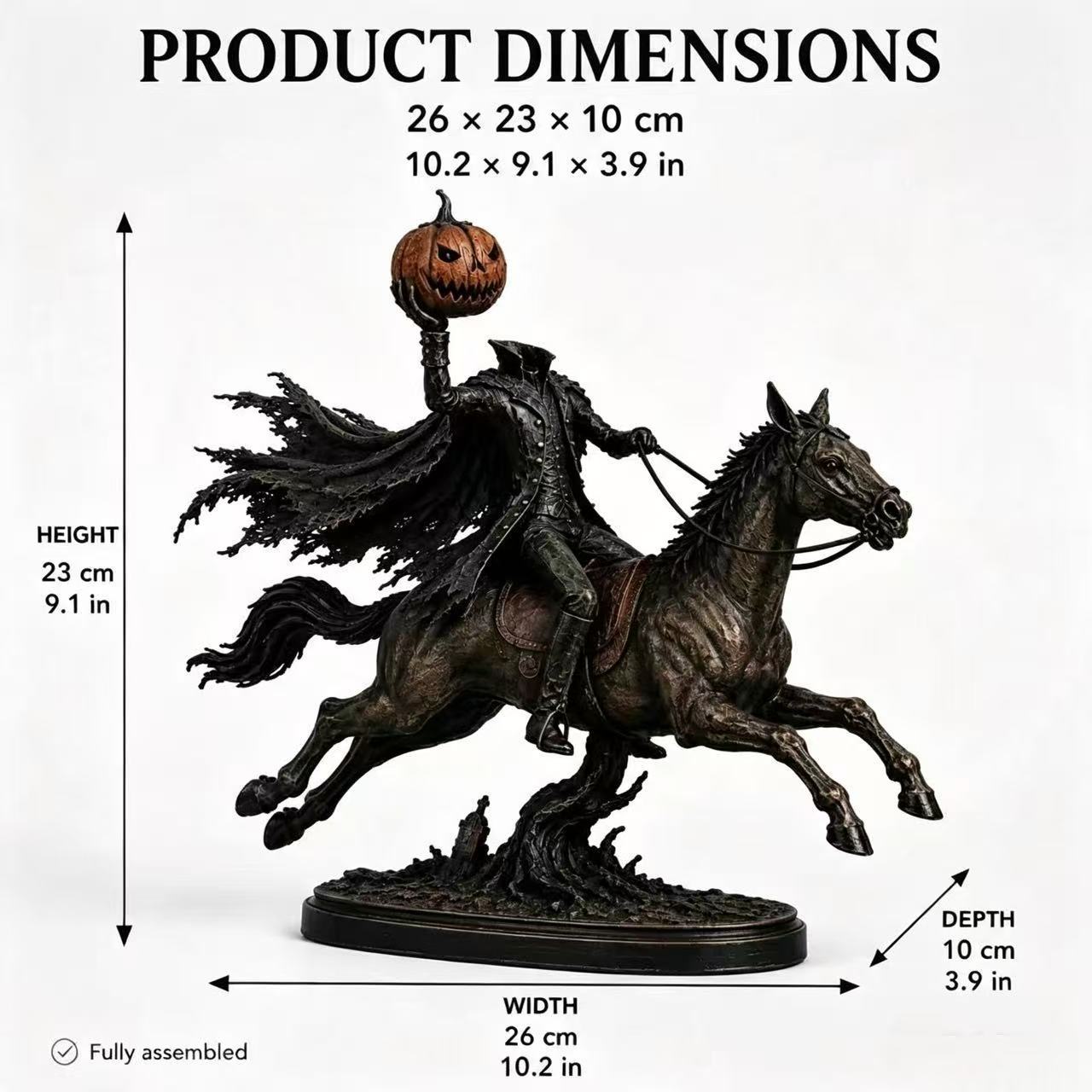 🗡️🏇Midnight Chase Headless Horseman Figurine