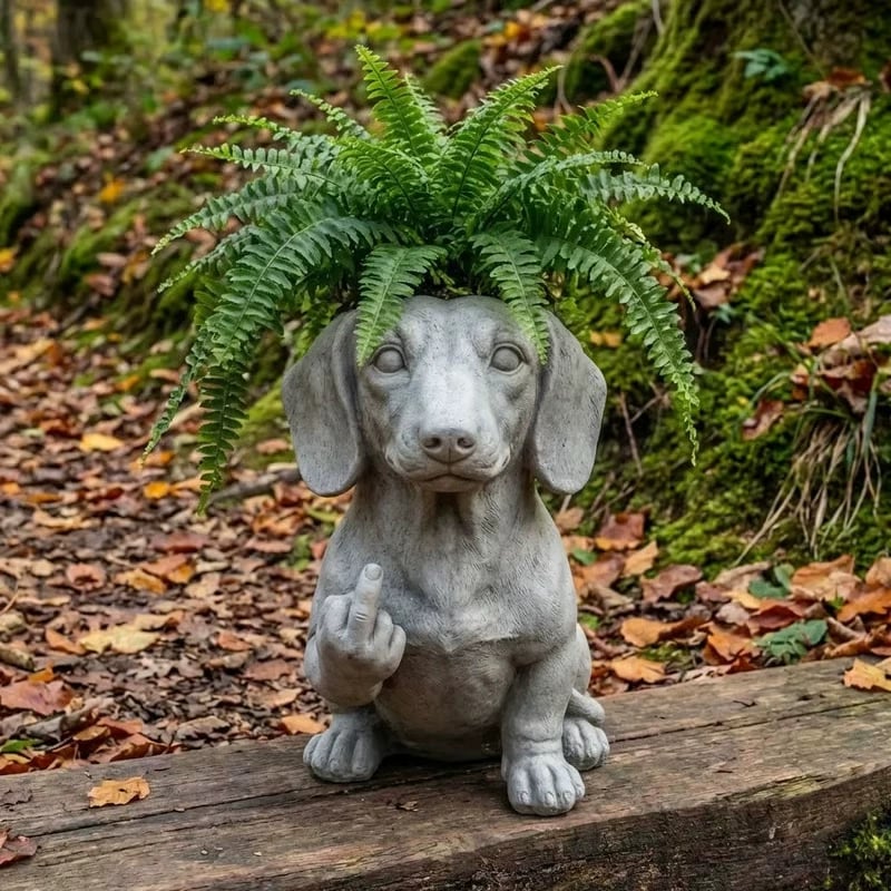 🔥Grumpy French Bulldog Planter