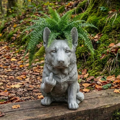 🔥Grumpy French Bulldog Planter