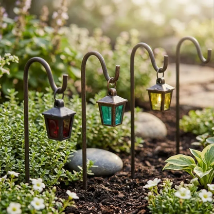 Whimsical Miniature Enchanted Garden Lanterns