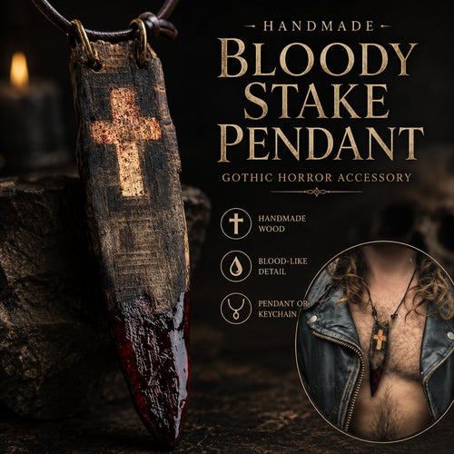 🔥Last Day 49% OFF - 🧙🖤Handmade vintage bloodwood amulet
