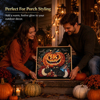 🔥 LAST DAY 49% OFF – 🖤 Premium 3D Pearl Dark Gothic Diamond Painting Art Kit