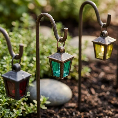 Whimsical Miniature Enchanted Garden Lanterns