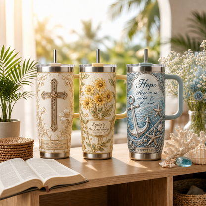 ✝️Faith & Hope Inspirational Tumbler