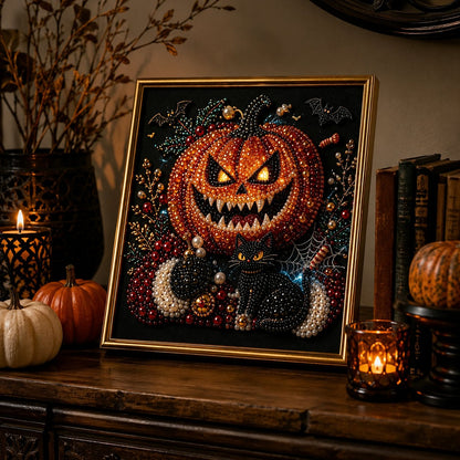 🔥 LAST DAY 49% OFF – 🖤 Premium 3D Pearl Dark Gothic Diamond Painting Art Kit