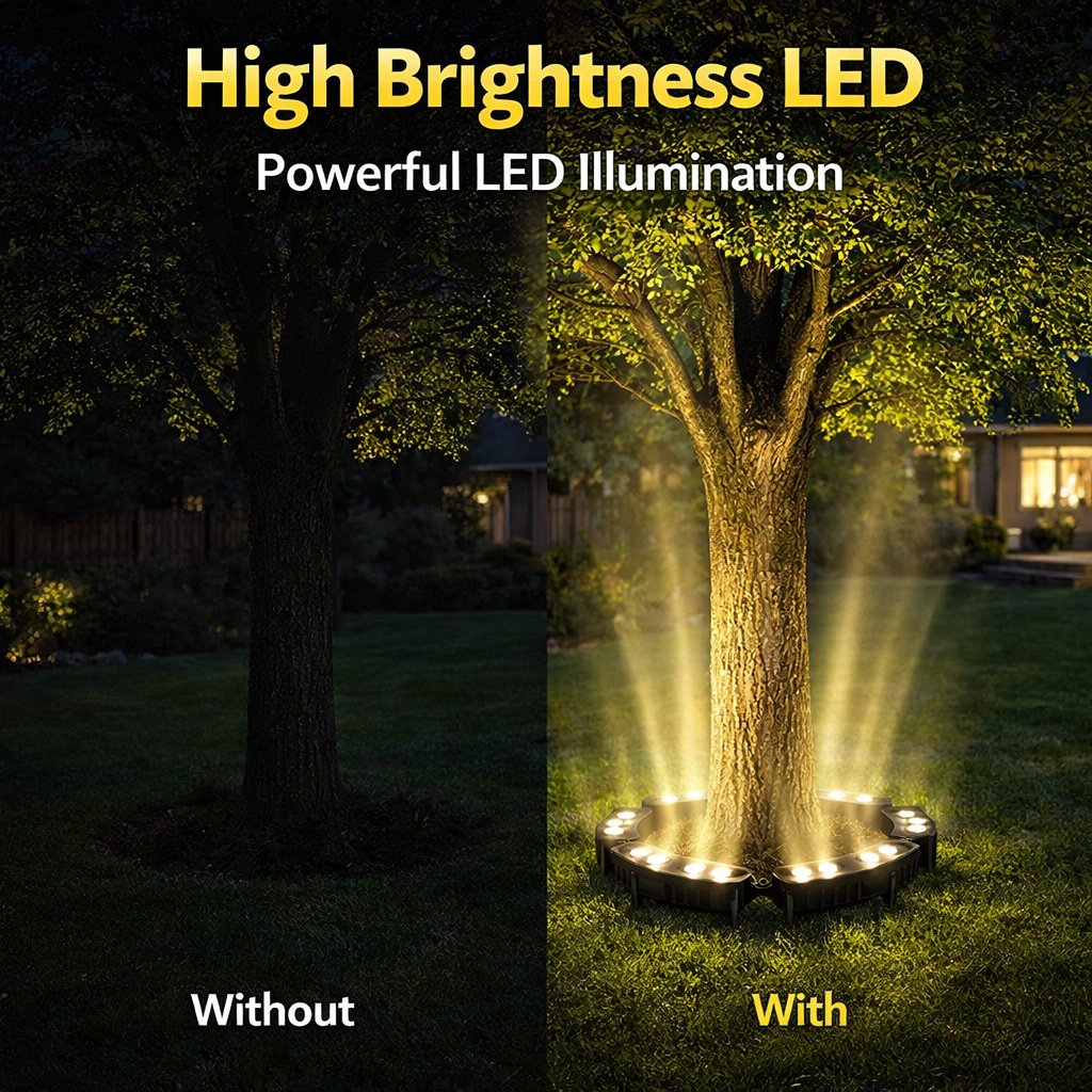 🌳 LED Ring Tree Light(Single piece) | Outdoor Waterproof Landscape Spotlight🛡️