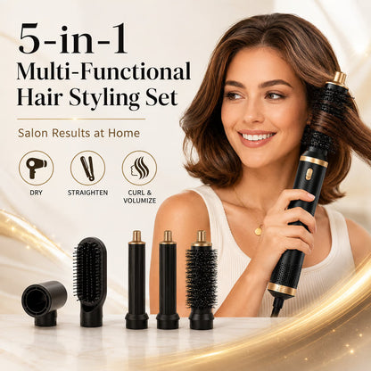 ✨5‑in‑1 Styling Blow‑Dry Brush – ALL Your Hair Needs in One Tool⚡