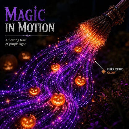 🎃Last Day 50% OFF - Witch’s Magic Trail™ ✨ Solar Fiber Optic Yard Light