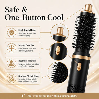 ✨5‑in‑1 Styling Blow‑Dry Brush – ALL Your Hair Needs in One Tool⚡