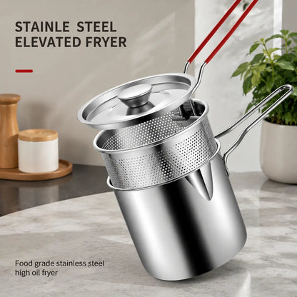 ⚡Stainless Steel Deep Fryer Set