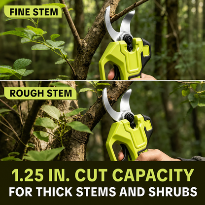 Cordless Electric Pruning Shears – 1.25" Cutting Capacity