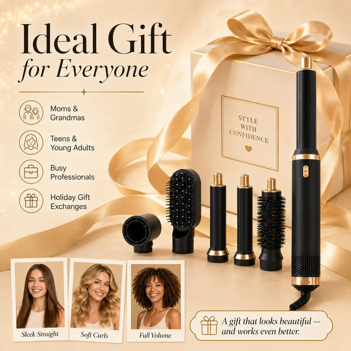 ✨5‑in‑1 Styling Blow‑Dry Brush – ALL Your Hair Needs in One Tool⚡