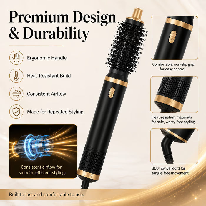 ✨5‑in‑1 Styling Blow‑Dry Brush – ALL Your Hair Needs in One Tool⚡