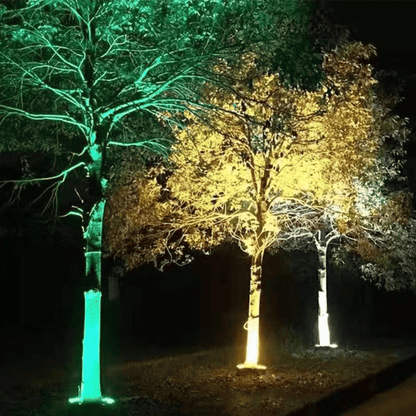 🌳💡 Ring-Shaped Solar Tree Lights – Weatherproof Outdoor Spotlights Ideal for Trees, Pillars, and Gardens