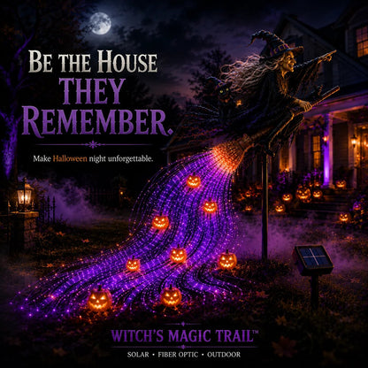🎃Last Day 50% OFF - Witch’s Magic Trail™ ✨ Solar Fiber Optic Yard Light