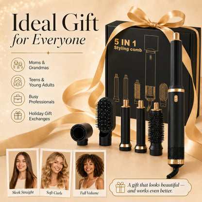 ✨5‑in‑1 Styling Blow‑Dry Brush – ALL Your Hair Needs in One Tool⚡