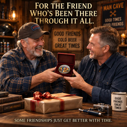 Old Bastards Friendship Club 2026 – Double-sided friendship sheet, a fun lifelong keepsake gift for best friends and old friends