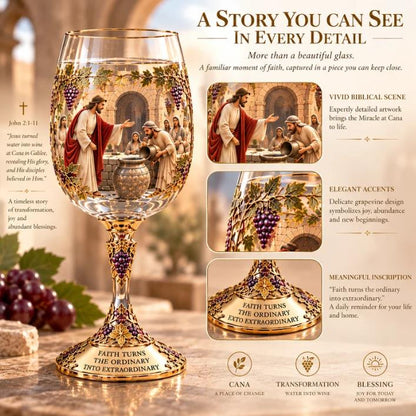 Two Glasses. One Miracle. A Story Worth Keeping.✝️