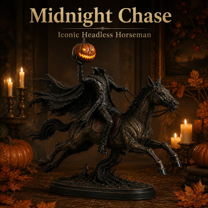 🗡️🏇Midnight Chase Headless Horseman Figurine