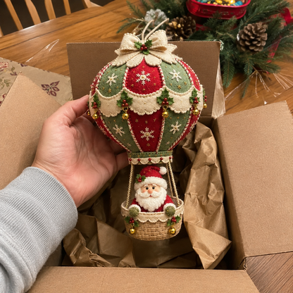 ⏳ Last Day 49% OFF – 🎈 Beginner-Friendly Christmas Hot Air Balloon Hanging Decor DIY Kit Collection | Complete Kit with Coordinated Fabrics, Decorative Accents & Crafting Materials Included 💕