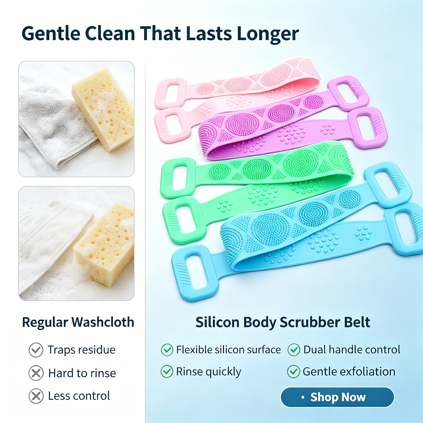 Silicon Body Scrubber Belt