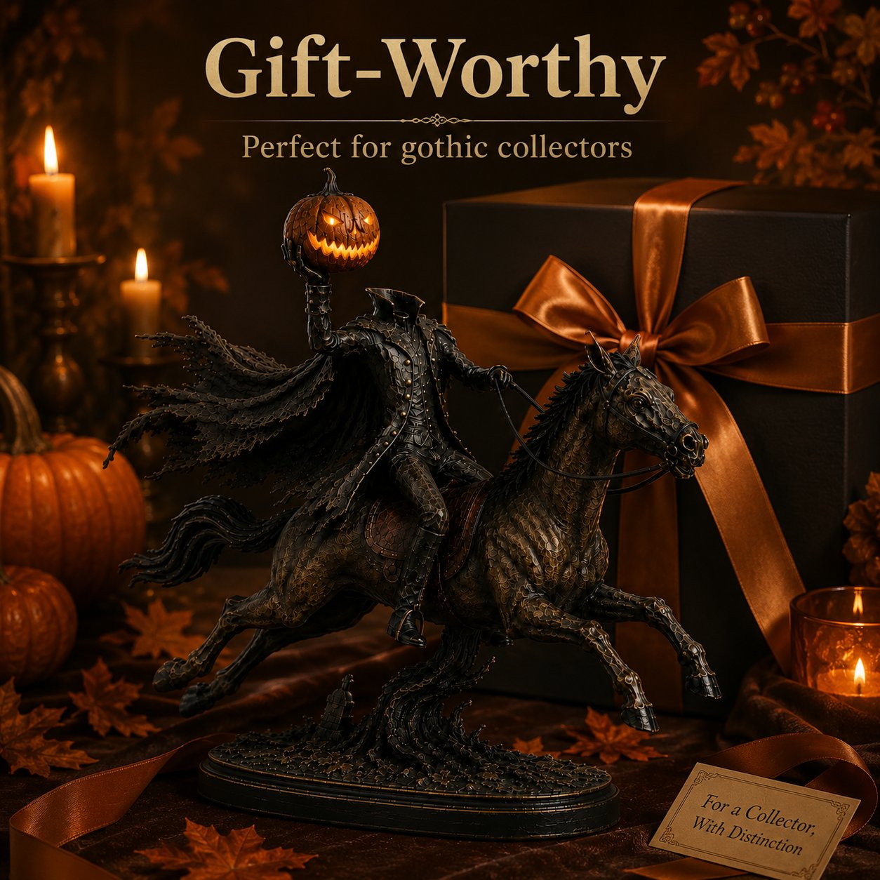 🗡️🏇Midnight Chase Headless Horseman Figurine
