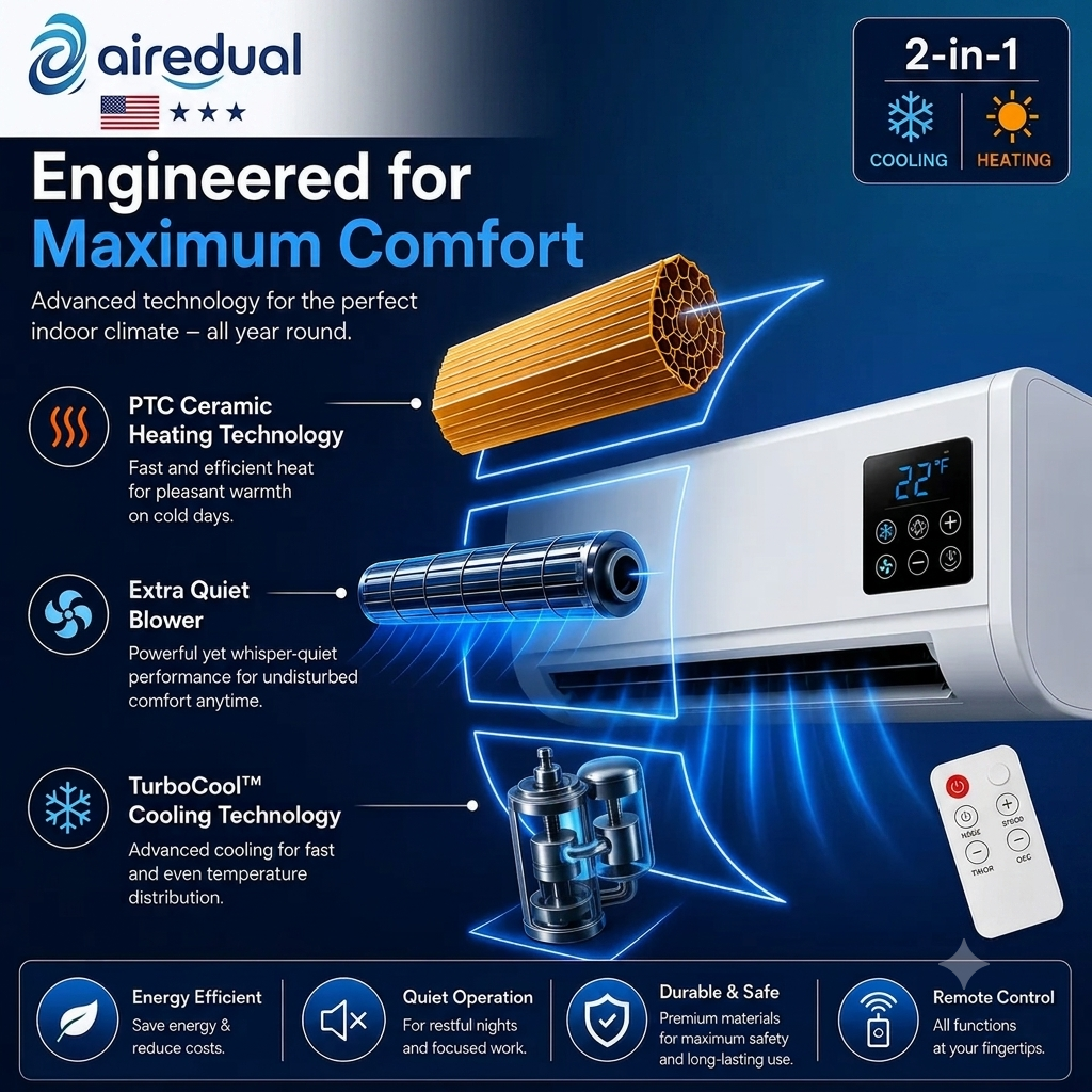 Wall air conditioner view two