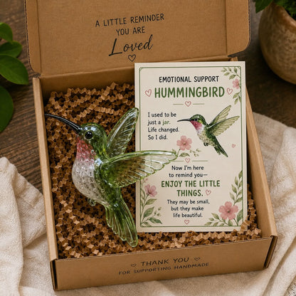 🐝🐢🌸 Emotional Support Glass Animal Gift Set – A Meaningful Little Reminder That You Matter 💕