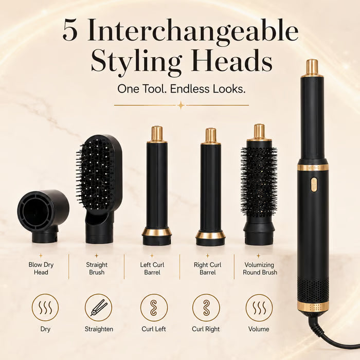 ✨5‑in‑1 Styling Blow‑Dry Brush – ALL Your Hair Needs in One Tool⚡