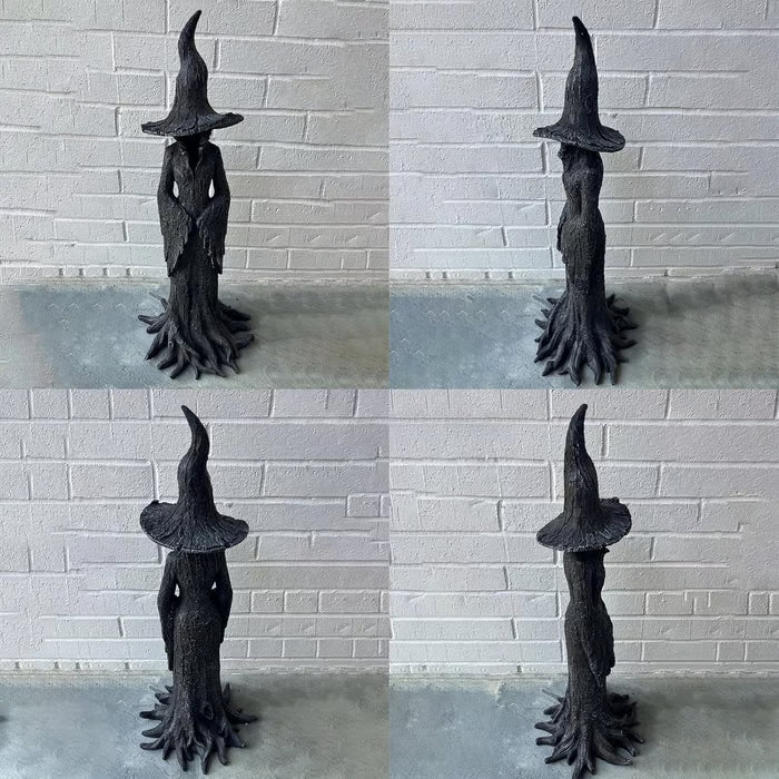🔥LAST DAY 49% OFF - 🧙‍♀️💫Hand-Painted Enchanting Witch Statue: The Guardian of Your Home