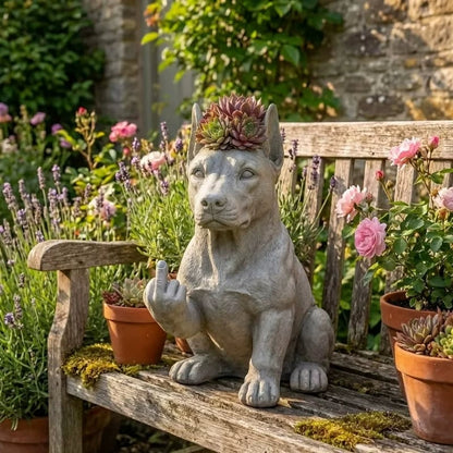 🔥Grumpy French Bulldog Planter