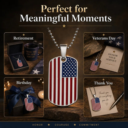 Handcrafted Flag Pendant