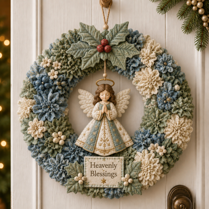🔥49% Off Last Day -🎄 3D Fabric Poke Wreath DIY Kit