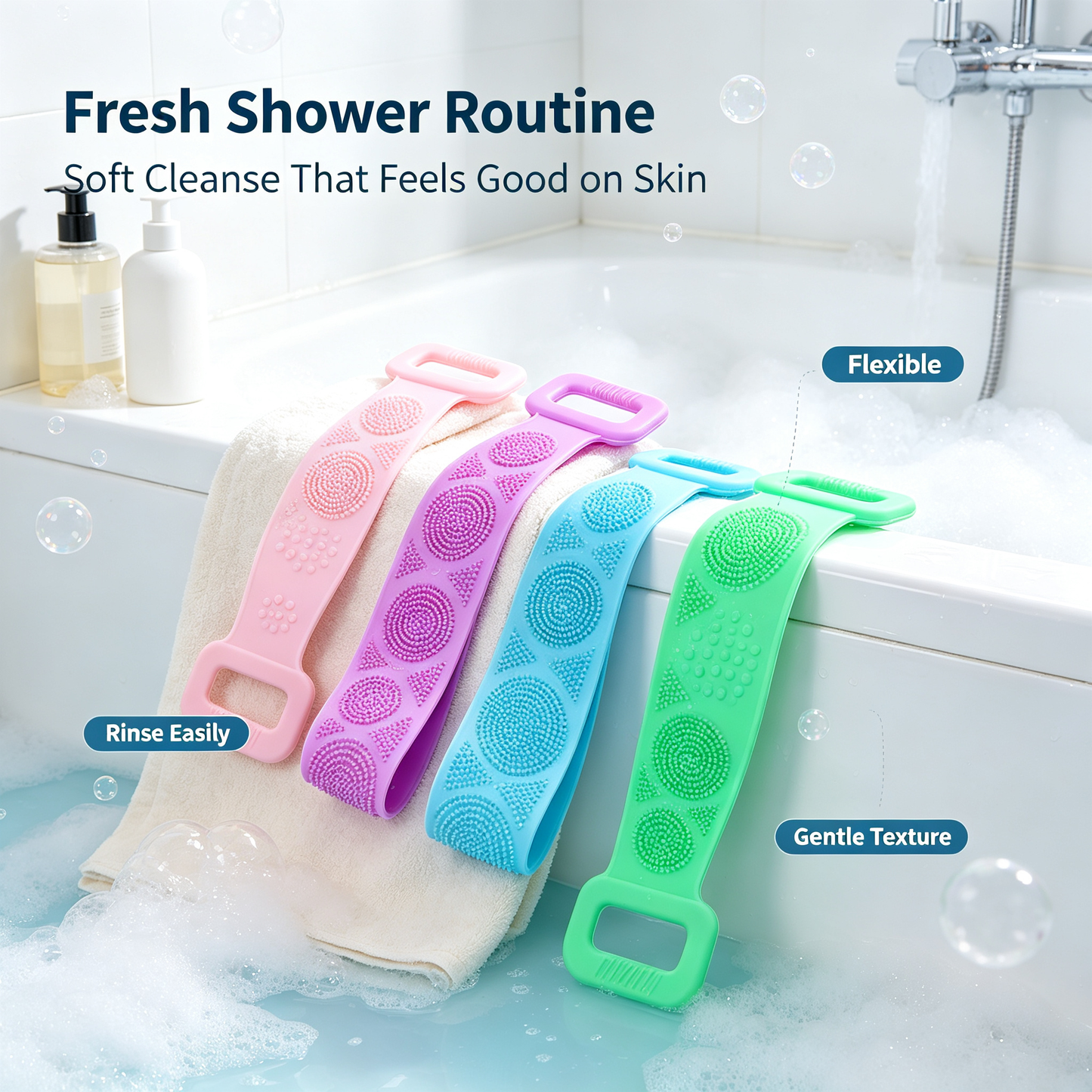 Silicon Body Scrubber Belt