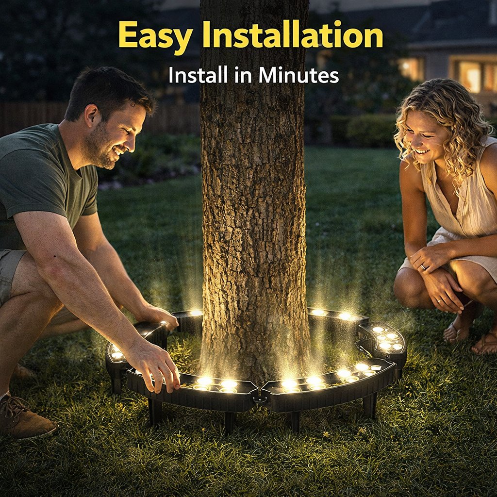 🌳 LED Ring Tree Light(Single piece) | Outdoor Waterproof Landscape Spotlight🛡️