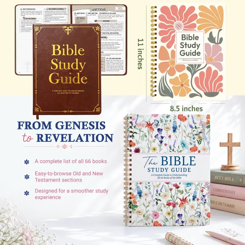✝️📚Bible Study Guide for Women & Men: A Complete Guide to Understanding All 66 Books of the Bible