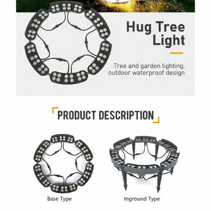 🌳 LED Ring Tree Light(Single piece) | Outdoor Waterproof Landscape Spotlight🛡️