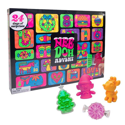 Nee Doh Halloween Set of 13 Funky Frights Squish OWeen Countdown Needoh NEW 2026